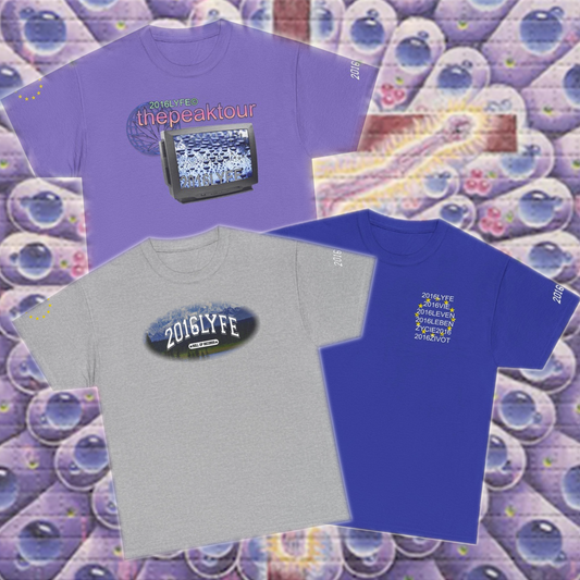 ❆ EU TOUR 2016LYFE TEES ❆