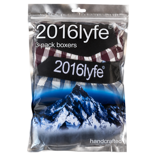 ✶ 2016LYFE PLAID BOXER 3-PACK ✶