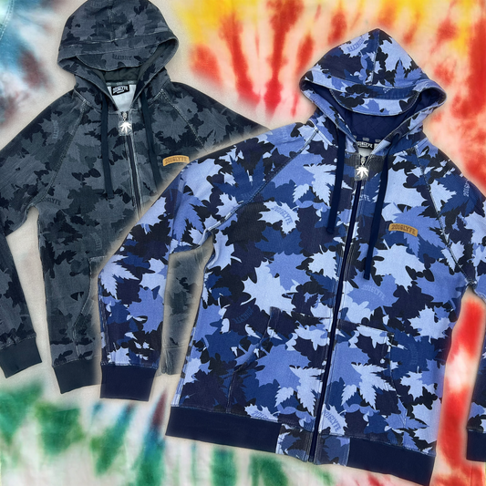 ○ 2016LYFE [LEAF CAMO] ZIP-UP HOODIE ○